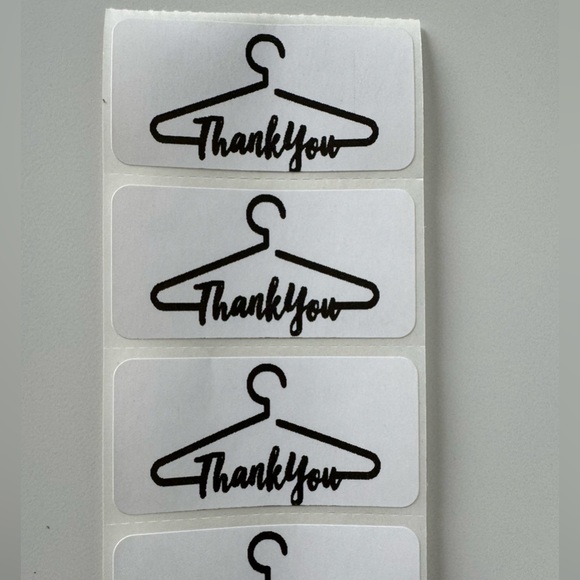 Set of 100 - Thank you / Seal Adhesive Packaging Label Stickers 2in - Picture 8 of 8